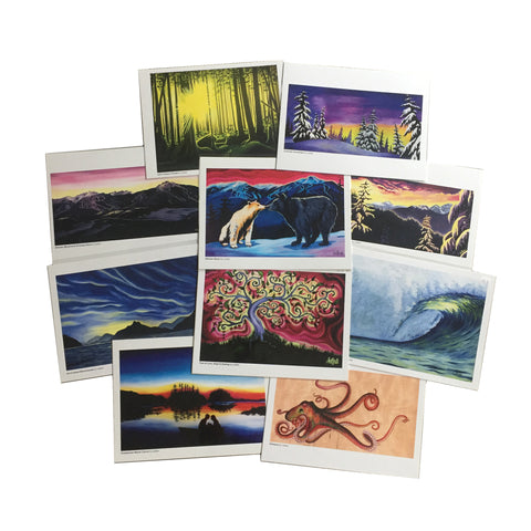 Art Prints on 12"x9" Card Stock